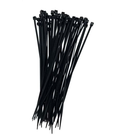 TrendLine Kabelbinder 15cm 50 Stück schwarz Kabelbinder-Set