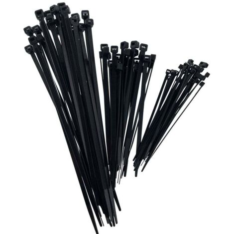TrendLine Kabelbinder-Set 3 x 25 Stück sortiert Polyamid Kabelbinder Kabel