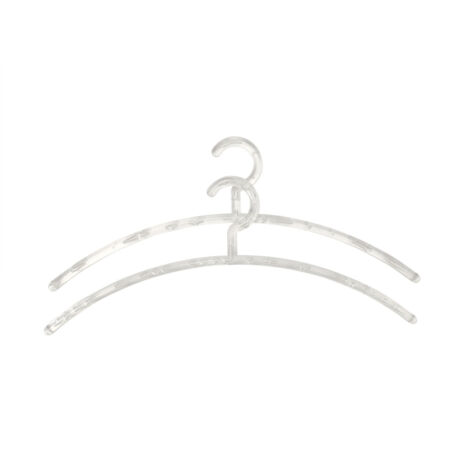 TrendLine Kleiderbügel Bubbles 2er Pack Kunststoff weiß