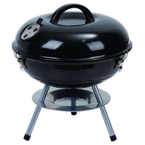 TrendLine Kugelgrill Holzkohlegrill 34cm Kohlegrill einstellbare Luftzufuhr