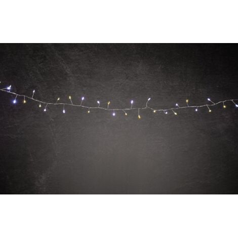 TrendLine LED Lichterkette 120 LED, warmweiß/kaltweiß Beleuchtung Deko