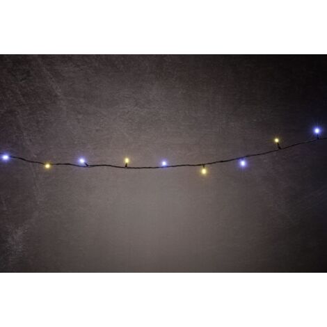 TrendLine LED-Lichterkette Classic Außen 11,5 m warmweiß-kaltweiß mit Timer Lichterketten