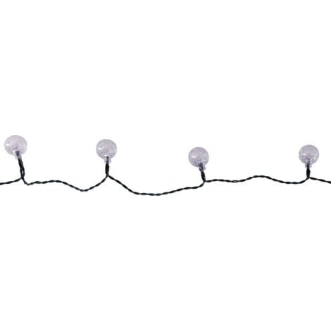 TrendLine LED-Lichterkette Kugeln Außen 2,7 m warmweiß mit Timer Lichterketten