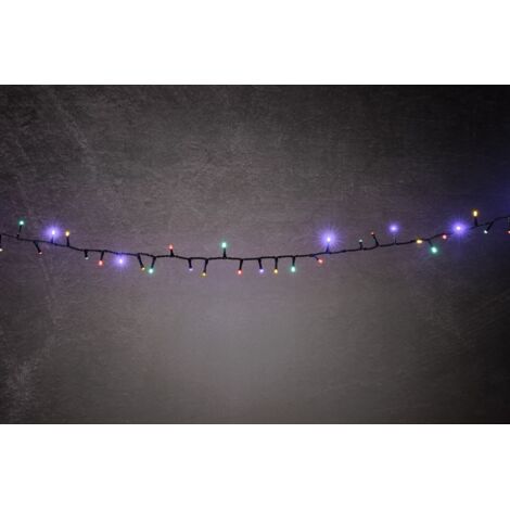 TrendLine LED-Lichterkette Premium Plus Außen 29 m bunt (RGB) mit Fernbedienung, Timer, Dimmer, 8 Li LED Lichterkette