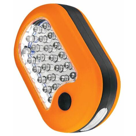 TrendLine LED Taschenlampe orange Handlampe 24 LEDs 50 Lumen