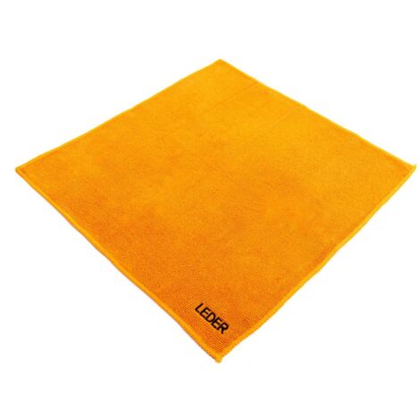 TrendLine Lederpflegetuch orange ca. 40 x 40 cm  Putztuch