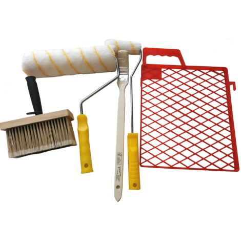 Trendline Malerset Farbrolle Deckenbürste Pinsel Kleisterbürste