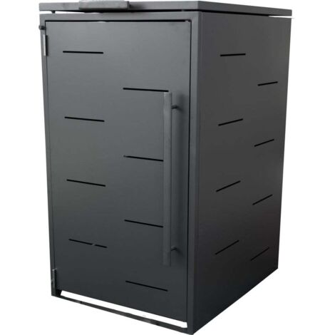 Trendline Mülltonnenbox 67 x 81,5 x 116 cm, Metall Mülltonnenbox