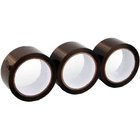 TrendLine Packband-Set braun 48 mm x 50 m 3 Stück Packband