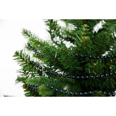 TrendLine Perlenkette, Kunststoff, 8 mm x 10 m, schwarz    Trendline  0660155392  Perlenkette  2076601553922  TrendLine