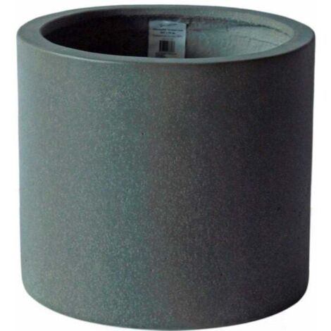 TrendLine Pflanzgefäß Terrazzo Ø 37 x 32 cm grau Pflanzgefäß