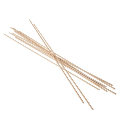 TrendLine Pflanzstab, 10 Stück 50 cm Holz Rankstab Rankhilfe Pflanzstäbe