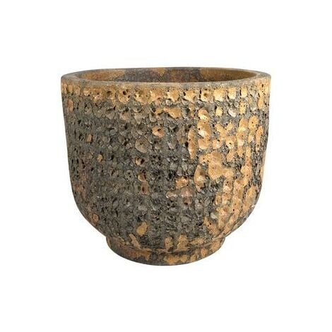 TrendLine Pflanztopf Maestro Rost Ø 33 x 30 cm braun-rostoptik Pflanztopf