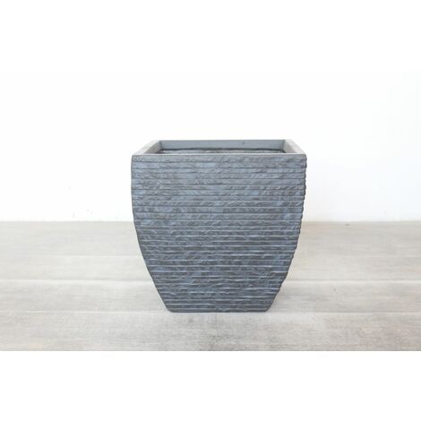 TrendLine Pflanztopf Schiefer-Brickoptik 30,5x30,5x30,5cm, 30,5 x 30,5 x 30,5 cm  TrendLine  2076923587162  5cm  5x30