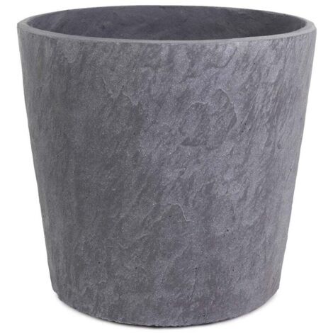 TrendLine Pflanztopf Schieferoptik 37 x 35 cm Blumentopf Pflanzkübel