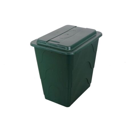 TrendLine Regentonne eckig Deckel Hahn 240L grün Regenwassertonne Wassertank