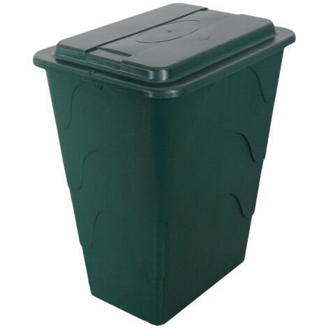 TrendLine Regentonne eckig Deckel Hahn 280L grün Regenwassertonne Wassertank