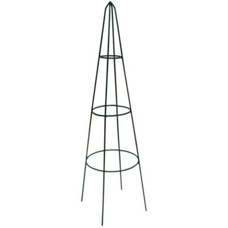 TrendLine Rosenpyramide 120 cm Spalier Metall Obelisk Rankgitter Rankturm