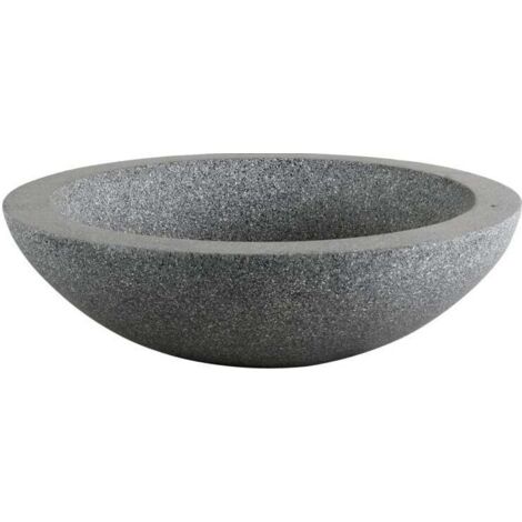 TrendLine Schale Ø 71 cm grau Gartenfiguren & Verzierungen