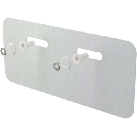 TrendLine Schallschutzset Waschtisch 400-550 mm Waschbecken Schallschutz Weiß