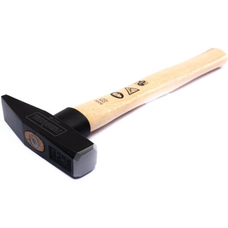 TrendLine Schlosserhammer 500g Hammer mit Holzstiel