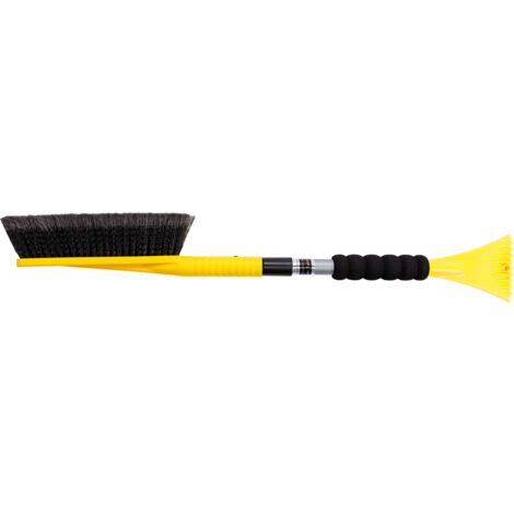 TrendLine Schneebesen mit Eiskratzer teleskopierbar 71 - 82 cm Schneebürste