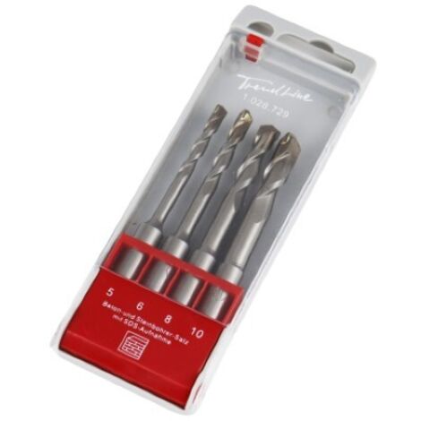TrendLine SDS-Bohrer-Set für Beton & Stein 4-teilig Betonbohrer