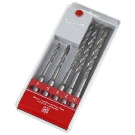 TrendLine SDS-Bohrer-Set für Beton & Stein 5-teilig Betonbohrer