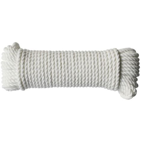 TrendLine Seil 20m Weiß Polypropylen PP Mehrzweckseil Allzweckseil Universalseil