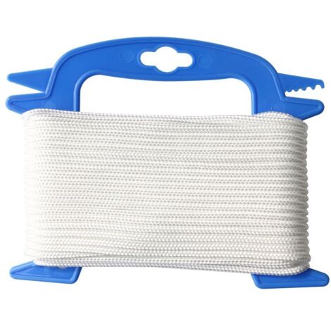 TrendLine Seil Ø 4 mm x 20 m Polypropylen Tau Schnur Leine Weiß