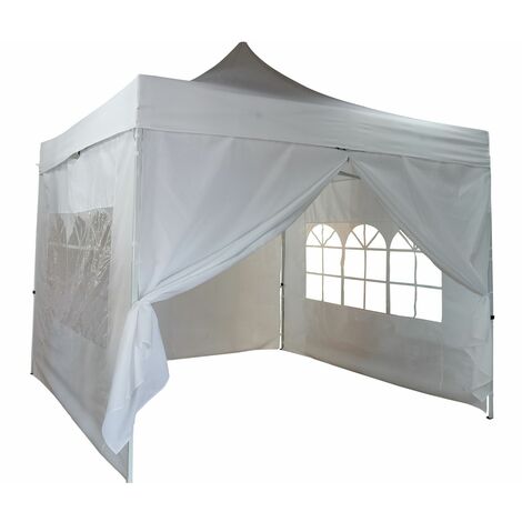 TrendLine Seitenteile für Faltpavillon 2,95 x 2,95m Seitenwand Pavillon 4 Stück
