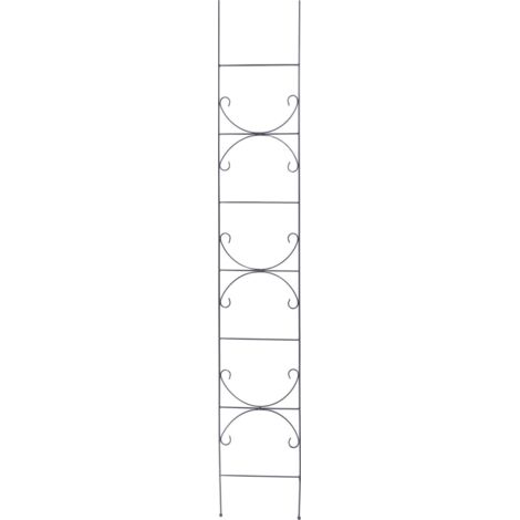 TrendLine Spalier Metall 180 cm dunkelgrau Spaliere