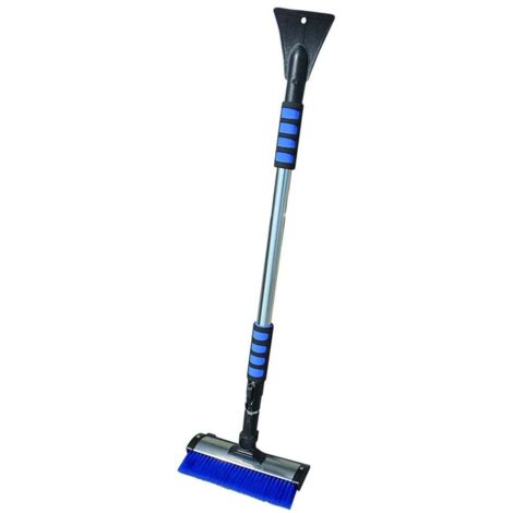 TrendLine Teleskop Eiskratzer mit Schneebesen Scheibenkratzer Eisschaber