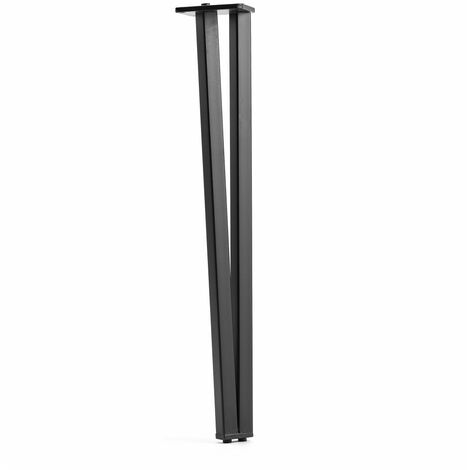 TrendLine Tischbein Hairpin schwarz, Maße (L x B x H)  100 x 800 mm  Trendline  2077631450502  Tischgestell