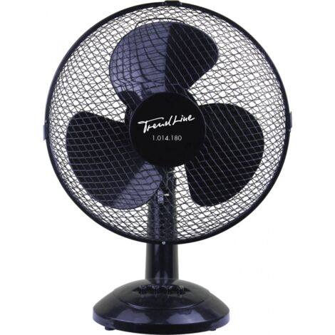 TrendLine Tischventilator 35 W Ø 30 cm 3 Stufen Ventialtor Oszillierend