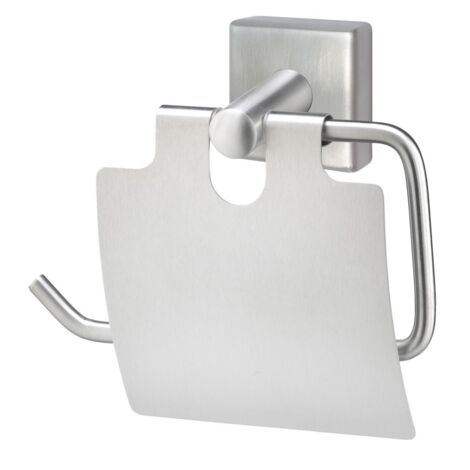 TrendLine Toilettenpapierhalter Simple Cube Deckel Edelstahl Papierrollenhalter