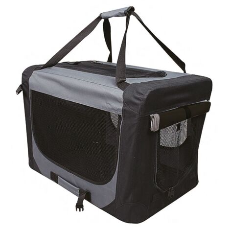 Trendline Transportbox schwarz-grau Transportboxen & -taschen
