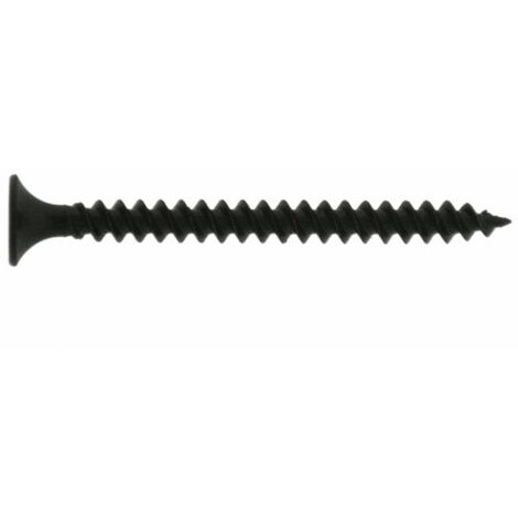 Trendline Trockenbauschrauben, Senkkopf, Feingewinde, schwarz phosphatiert, 3,9x45 mm, 400 Stück