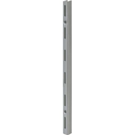 TrendLine Wandschiene 1-reihig grau 200 x 1,5 cm Wandschiene