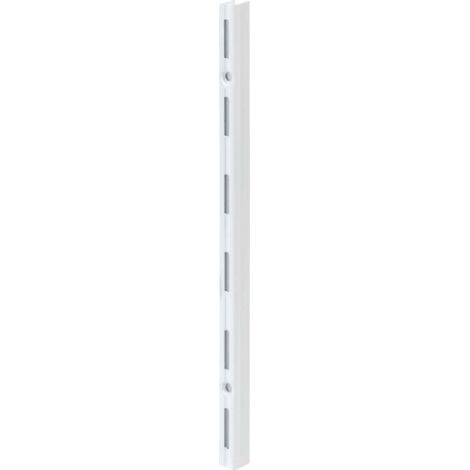 TrendLine Wandschiene 1-reihig weiß 200 x 1,5 cm Wandschiene
