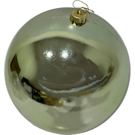 TrendLine Weihnachtskugel aus Kunststoff bruchfest Ø 20 cm grün 1 Stück Weihnachtskugel