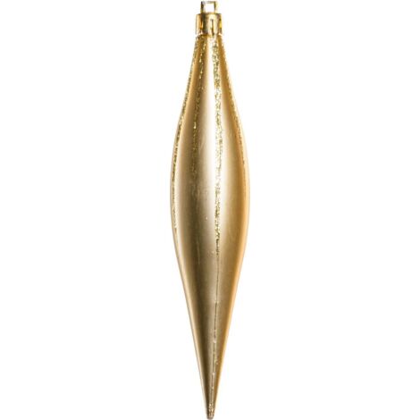 TrendLine Weihnachtskugeln Zapfen bruchfest, langlebig 15 cm gold 8 Stück Christbaum- & Feiertagsschmuck