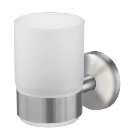 TrendLine Zahnbürstenbecherhalter Simple Round Zahnputzbecher Badbecher Becher