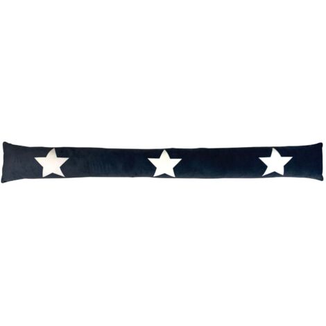 TrendLine Zugluftstopper Sterne dunkelgrau 92 x 10 cm