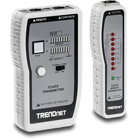 Trendnet TC-NT2 Netzwerkkabeltester Blau Weiß