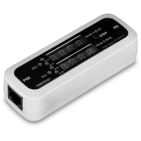 Trendnet TC-NTP1 comprobador de cable negro compacto y duradero