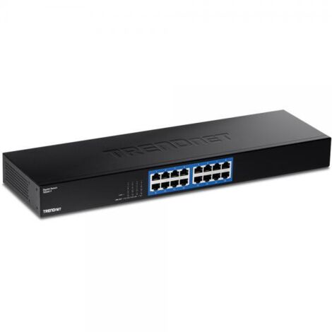 Trendnet TEG-S17 switch di rete Gigabit Ethernet (10/100/1000) Nero
