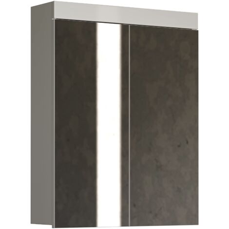 trendteam smart living Mobili, Legno, Bianco, 60 x 77 x 17 cm