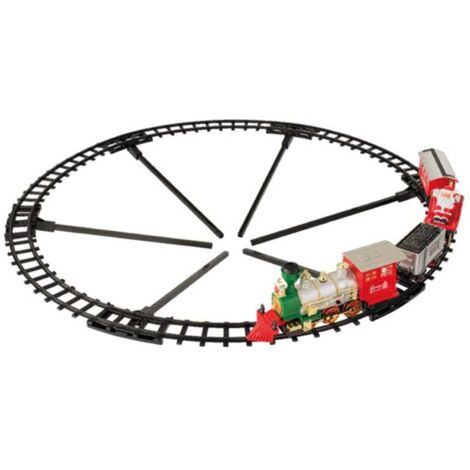 Trenino con vagoni che si muove con rotaie circolari da 274 cm a LED
