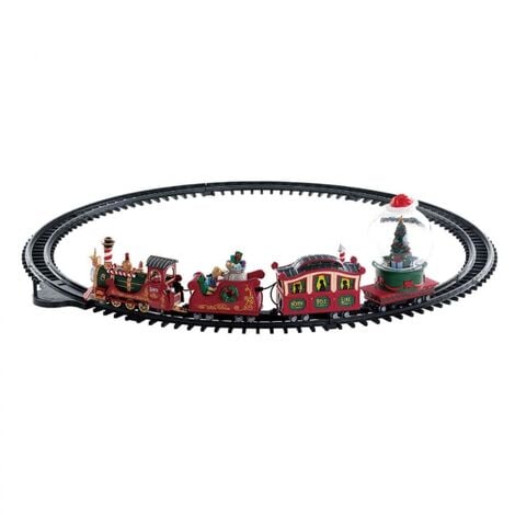 TRENINO NATALIZIO NORTH POLE CON SFERA LEMAX 74223